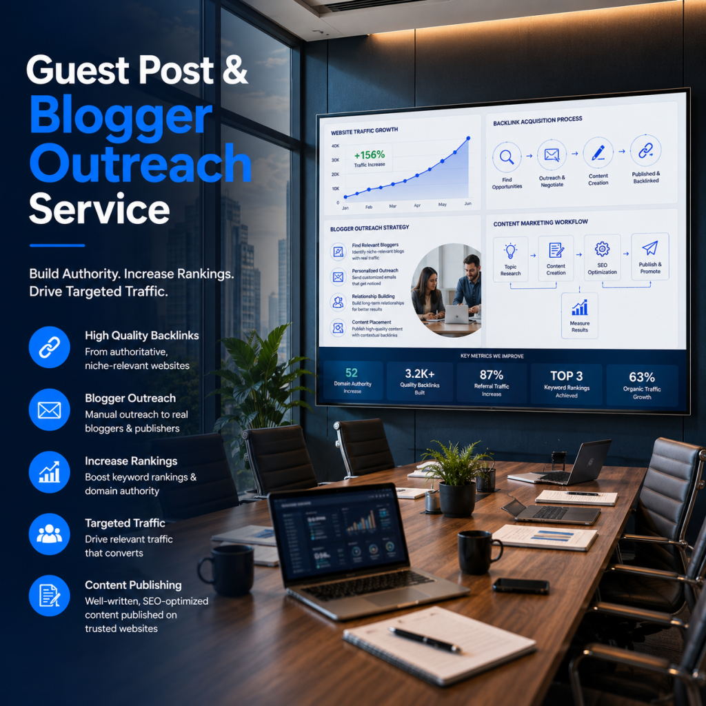Guest Post & Blogger Outreach Service: What Actually Works